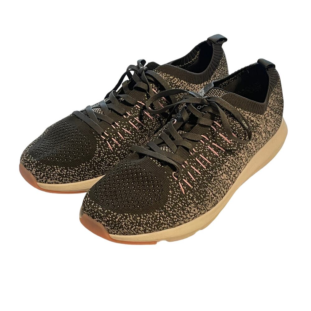 Abeo Pro Enola Lite Sneakers Womens Size 10 Charcoal & Pink Lace Up Running Shoe
